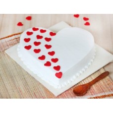 Beloved Heart Vanilla Cake