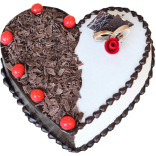 Heart Touching Blackforest Cake