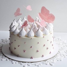 Butterfly Vanilla Cake